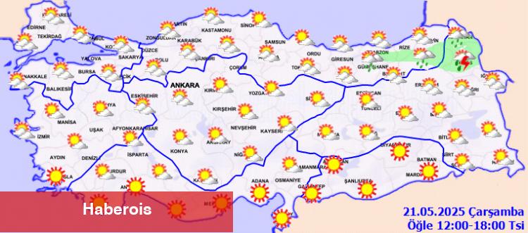 Yurt genelinde hava sıcaklıkları yükseliyor - Haberois Yurt genelinde hava sıcaklıkları yükseliyor