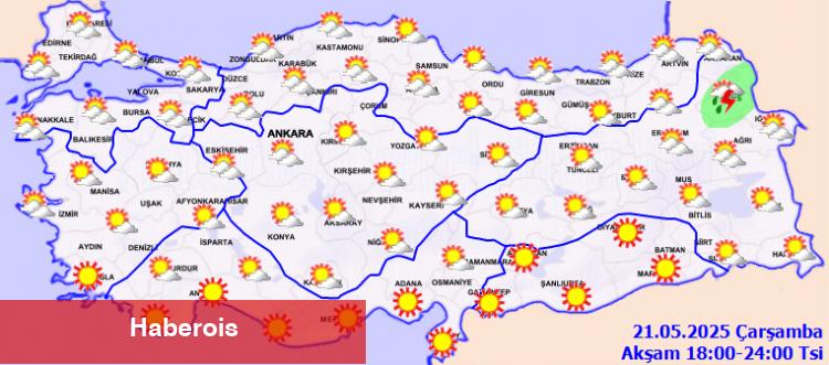 Yurt genelinde hava sıcaklıkları yükseliyor - Haberois Yurt genelinde hava sıcaklıkları yükseliyor