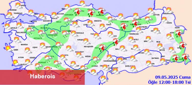 Yurtta bugün modüllü ve bulutlu hava hâkim! - Haberois Yurtta bugün modüllü ve bulutlu hava hâkim!