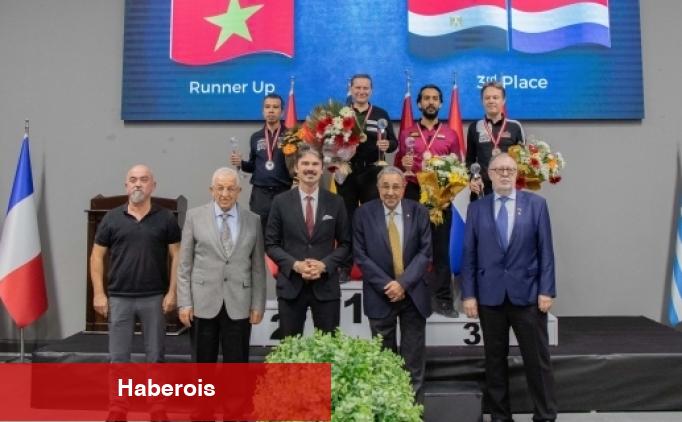 3 Bant Bilardo Dünya Kupası'nda şampiyon Merckx - Haberois 3 Bant Bilardo Dünya Kupası'nda şampiyon Merckx