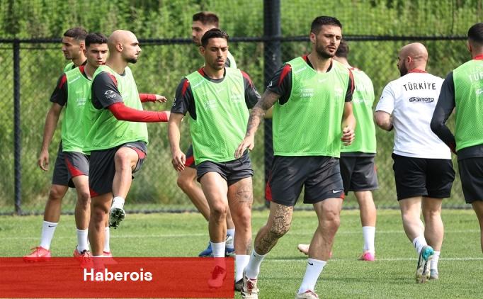 A Ulusal Futbol Grubu, ABD maçının hazırlıklarını sürdürdü