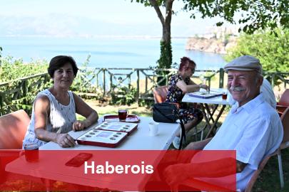 Antalya'da kıdemli kent sakinlerinden mangala keyfi