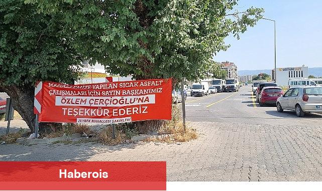 Aydın Büyükşehir Belediyesi Yol İmal ve Yenileme Çalışmalarına Devam Ediyor