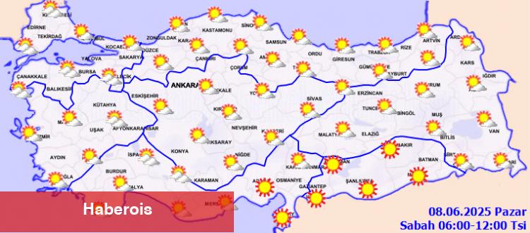 Bayramın 3. gününde yurtta hava nasıl olacak? - Haberois Bayramın 3. gününde yurtta hava nasıl olacak?