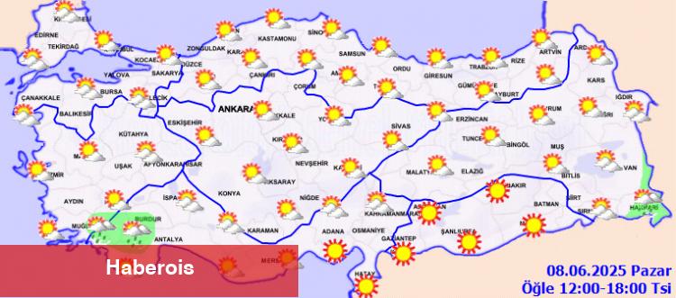 Bayramın 3. gününde yurtta hava nasıl olacak? - Haberois Bayramın 3. gününde yurtta hava nasıl olacak?