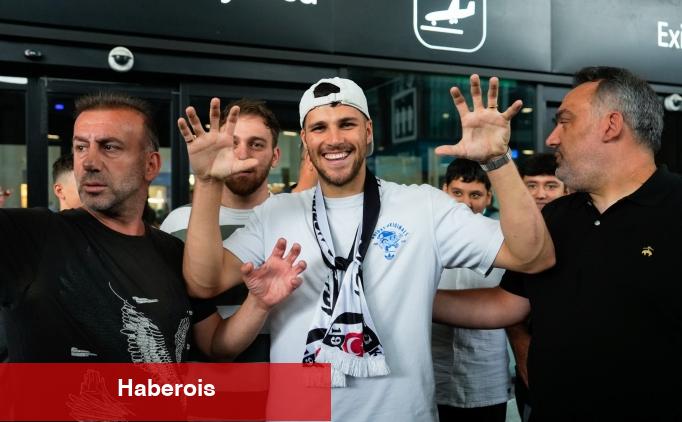 Beşiktaş'ın yeni transferi İstanbul'a geldi