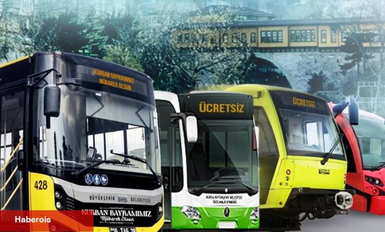 Bursa’da Kurban Bayramı boyunca ulaşım fiyatsız - Haberois Bursa’da Kurban Bayramı boyunca ulaşım fiyatsız