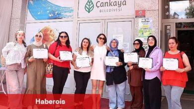 Cebeci Çankaya Konutu'nda Mezuniyet Sevinci: 180 Kursiyer İştirak Dokümanı Aldı