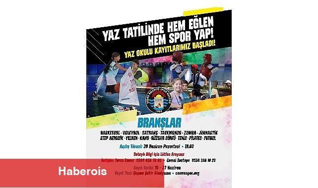 Çeşme Belediye Spor Kulübü Yaz Spor Okulu müracaatları başladı - Haberois Çeşme Belediye Spor Kulübü Yaz Spor Okulu müracaatları başladı