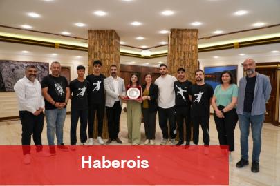 Diyarbakır Büyükşehir şampiyon atletleri ağırladı