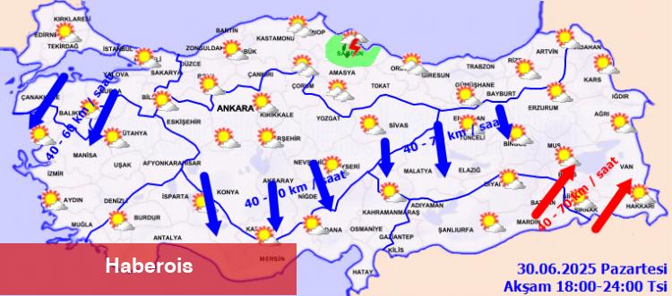 Doğu Anadolu ve Karadeniz'de kuvvetli yağış!