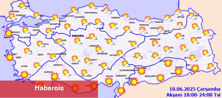 Doğu Karadeniz yağışlı, Marmara'nın batısında rüzgar alarmı - Haberois Doğu Karadeniz yağışlı, Marmara'nın batısında rüzgar alarmı