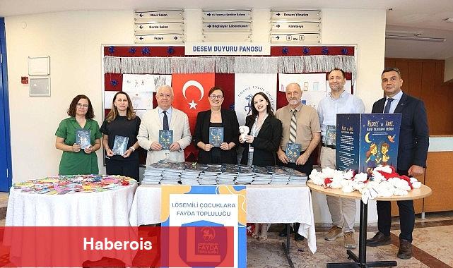 Dokuz Eylül Üniversitesi'nde lösemiyi atlatan çocukların lösemili kardeşlerine yazdıkları armağan kitabın tanıtım aktifliği düzenlendi
