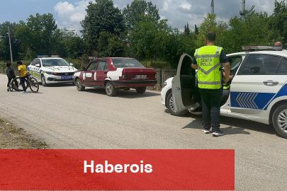 Düzce'de ehliyetsiz çocuk şoför drift faciasına neden oldu