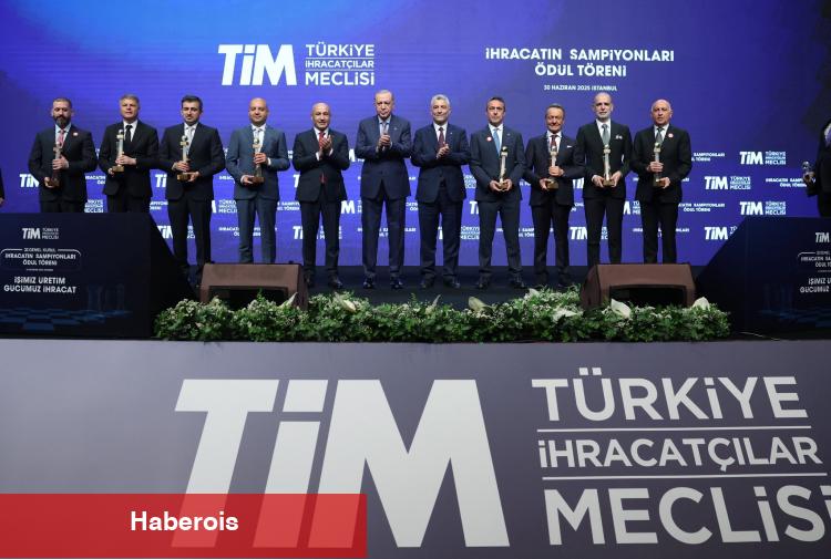 Erdoğan: 2024’te 262 milyar dolar ihracatla rekor kırdık