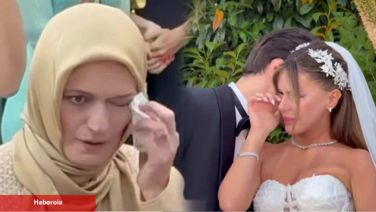 Feyyaz Şerifoğlu ve Merve Dinçkol dünyaevine girdi! Düğünde gözyaşlarını tutamadı