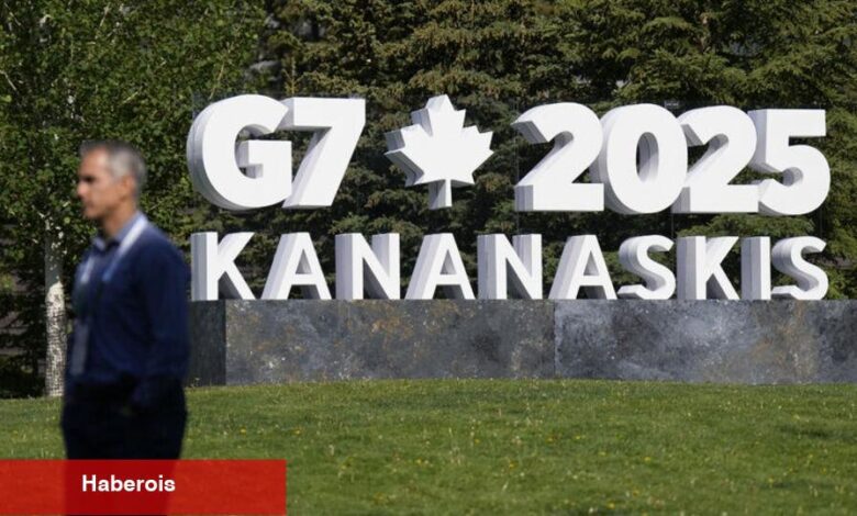 G-7 başkanları Kanada'da bir ortaya geliyor