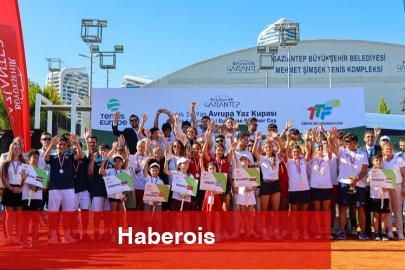 Gaziantep Milletlerarası Tenis 14 Yaş Avrupa Yaz Kupası elemeleri tamamlandı