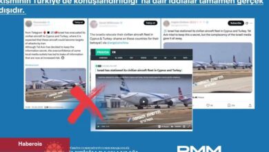 İletişim'den "İsrail Uçakları Türkiye’de" argümanlarına yalanlama!