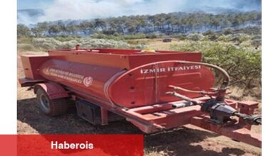 İzmir'de yangın ve fırtına teyakkuzu