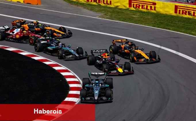 Kanada'da kazanan Mercedes