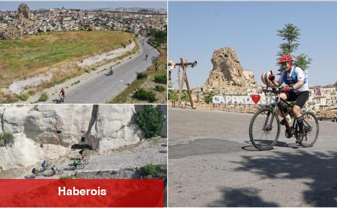 Kapadokya Bisiklet Şenliği'nde 50 kilometrelik parkurdaki yarışlar başladı - Haberois Kapadokya Bisiklet Şenliği'nde 50 kilometrelik parkurdaki yarışlar başladı