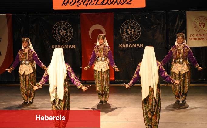 Karaman'da Halk Oyunu Şampiyonası'ndan renkli görünütler - Haberois Karaman'da Halk Oyunu Şampiyonası'ndan renkli görünütler