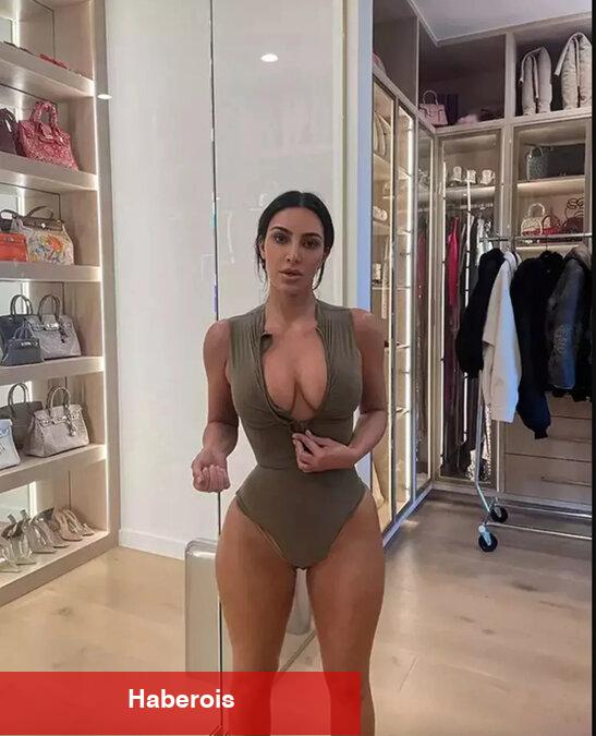 Kim Kardashian'ın giyinme odası dudak uçuklatıyor!