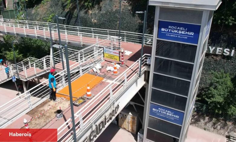 Kocaeli Büyükşehir’den üst geçitlere hassas dokunuş - Haberois Kocaeli Büyükşehir’den üst geçitlere hassas dokunuş