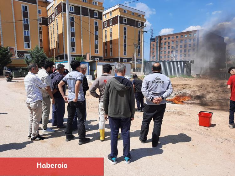 Kocaeli İtfaiyesi’nden uygulamalı eğitim