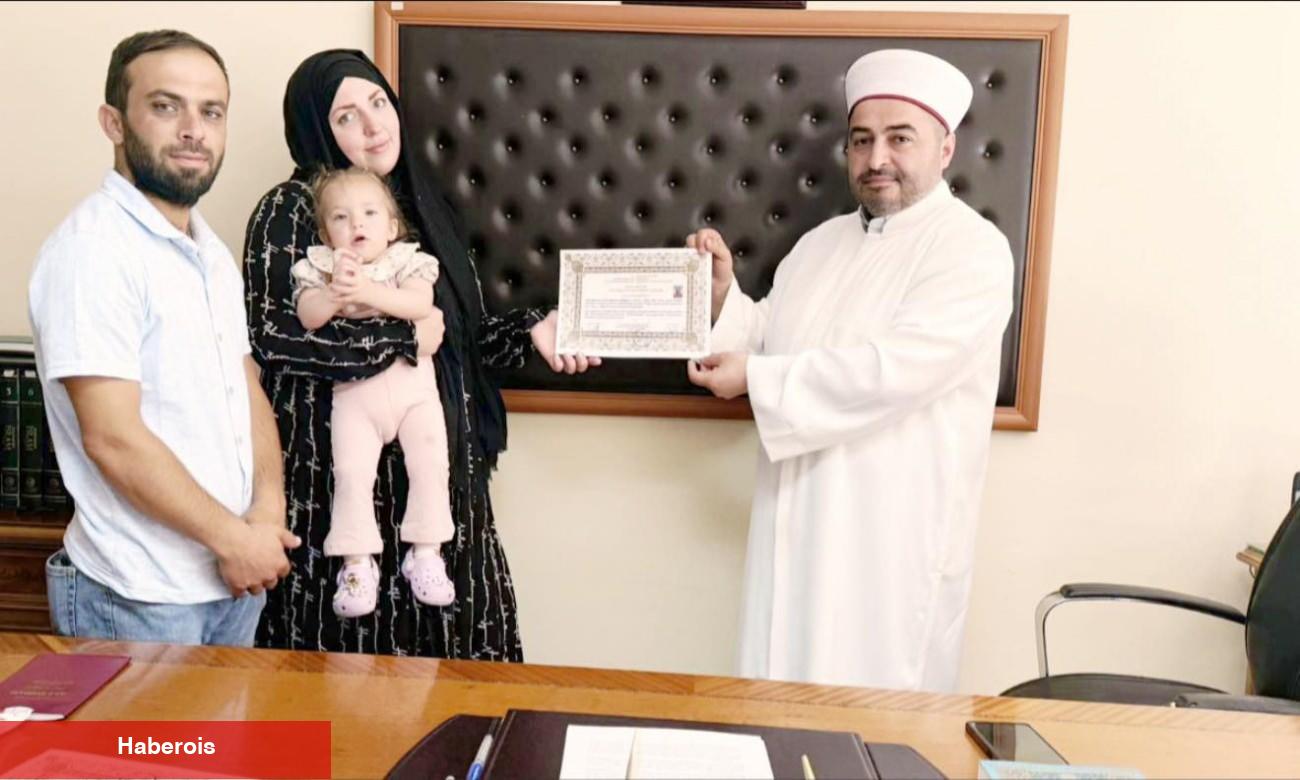 Konya'da yaşayan Rus vatandaşı Elena Fedorenko Müslüman oldu!