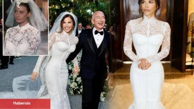 Lauren Sanchez'in gelinliğinin imali 900 saat sürdü! - Haberois Lauren Sanchez'in gelinliğinin imali 900 saat sürdü!