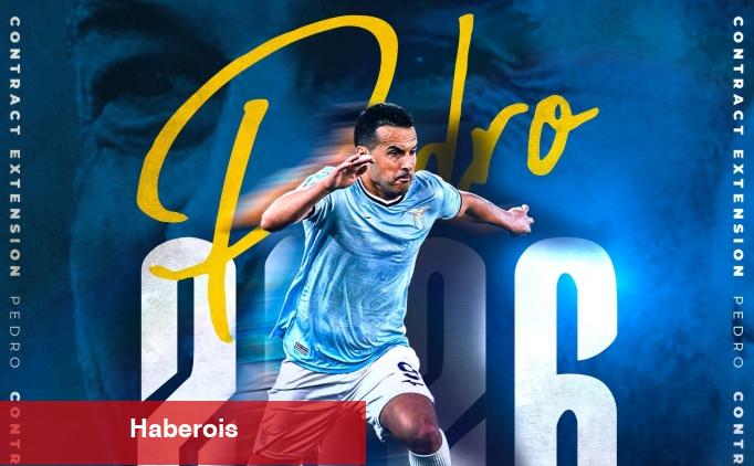 Lazio, 37 yaşındaki Pedro'nun kontratını uzattı! - Haberois Lazio, 37 yaşındaki Pedro'nun kontratını uzattı!