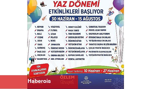 Lider Çerçioğlu ile Aydınlı Çocuklar Yaz Tatilinde Eğlenirken Öğrenecek - Haberois Lider Çerçioğlu ile Aydınlı Çocuklar Yaz Tatilinde Eğlenirken Öğrenecek