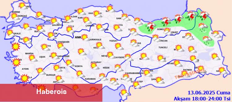 Meteoroloji uyardı! Sağanak yağış ve toz taşınımına dikkat! - Haberois Meteoroloji uyardı! Sağanak yağış ve toz taşınımına dikkat!