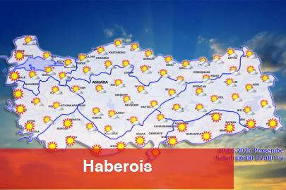 Meteoroloji'den bugün ikaz yok! Rüzgar hafif... - Haberois Meteoroloji'den bugün ikaz yok! Rüzgar hafif...