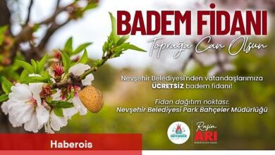Nevşehir Belediyesi'nden Ücretsiz Badem Fidanı Dağıtımı