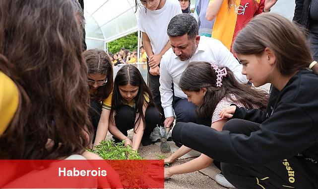 Okul Bahçesine Kurulan Sera'da 250 Fide Dikimi Yapıldı - Haberois Okul Bahçesine Kurulan Sera'da 250 Fide Dikimi Yapıldı
