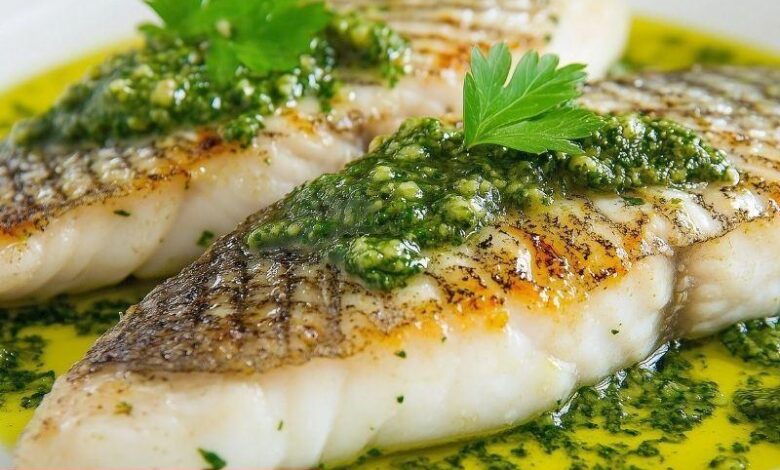 Pesto Soslu Somon - Haberois Pesto Soslu Somon