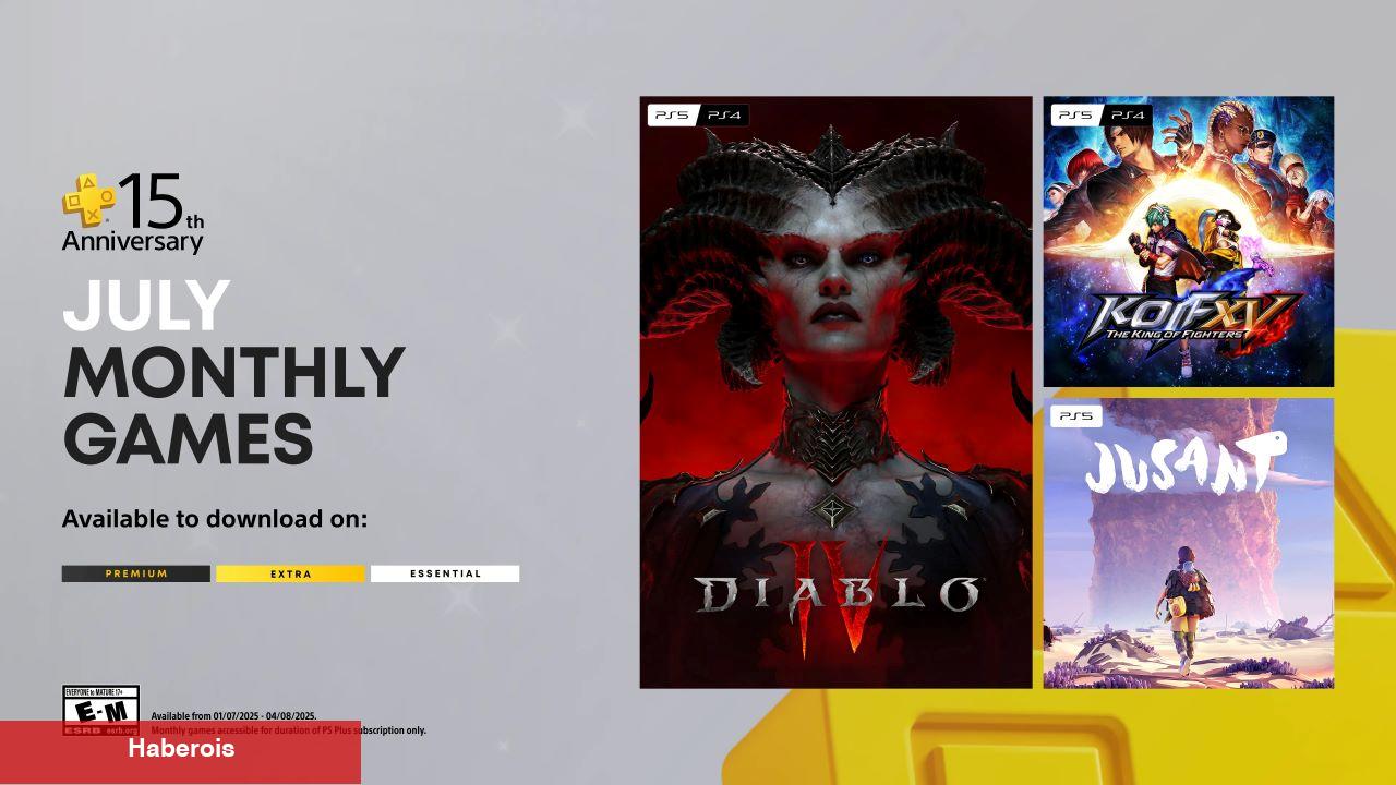 PS Plus Essential Temmuz 2025 Oyunlarında Diablo IV Sürprizi