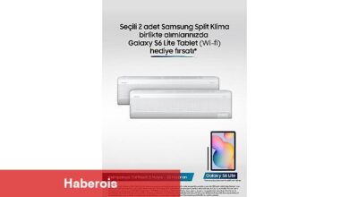 Samsung Split Klimalarda Galaxy S6 Tablet ikram fırsatı!