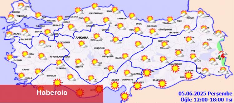 Sıcaklıklar yükseliyor! Bugün hava nasıl olacak? - Haberois Sıcaklıklar yükseliyor! Bugün hava nasıl olacak?