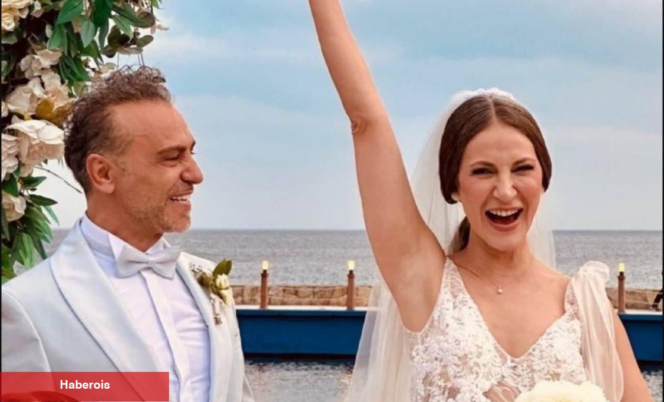 Ünlü çiftin düğün dansı 'Erik Dalı' oldu! Oyuncu Ece Dizdar ve Serdar Orçin evlendi