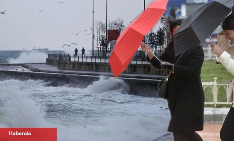 Yurtta kuvvetli yağış ve rüzgar alarmı! - Haberois Yurtta kuvvetli yağış ve rüzgar alarmı!