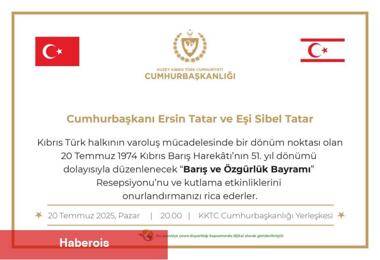 20 Temmuz'da ne oldu? Kıbrıs Türk halkının özgürlük çabasının 51. yılı