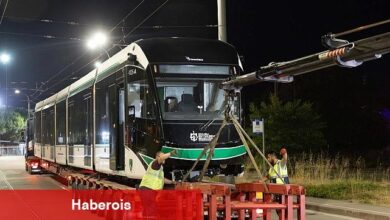 8'inci tramvay konforlu ulaşım ailesine katıldı
