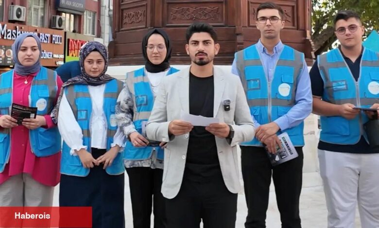 AK Parti Osmangazi Gençliğinden broşürlü vicdan daveti
