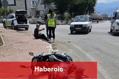 Antaya Kumluca’da trafik kazası: 1 yaralı