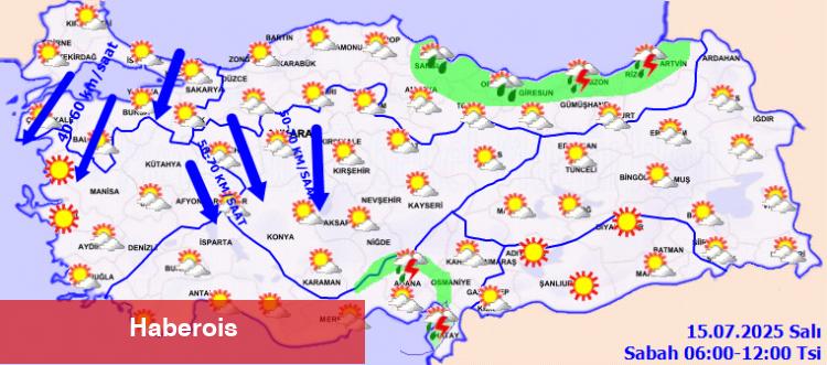 Artvin ve Rize'ye kuvvetli yağış uyarısı!
