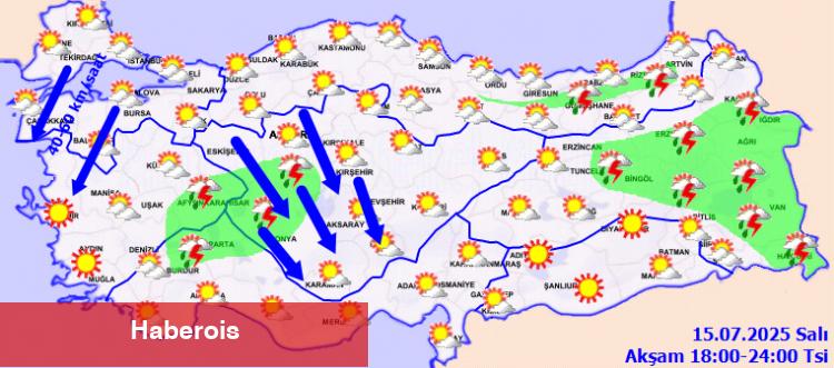 Artvin ve Rize'ye kuvvetli yağış uyarısı!